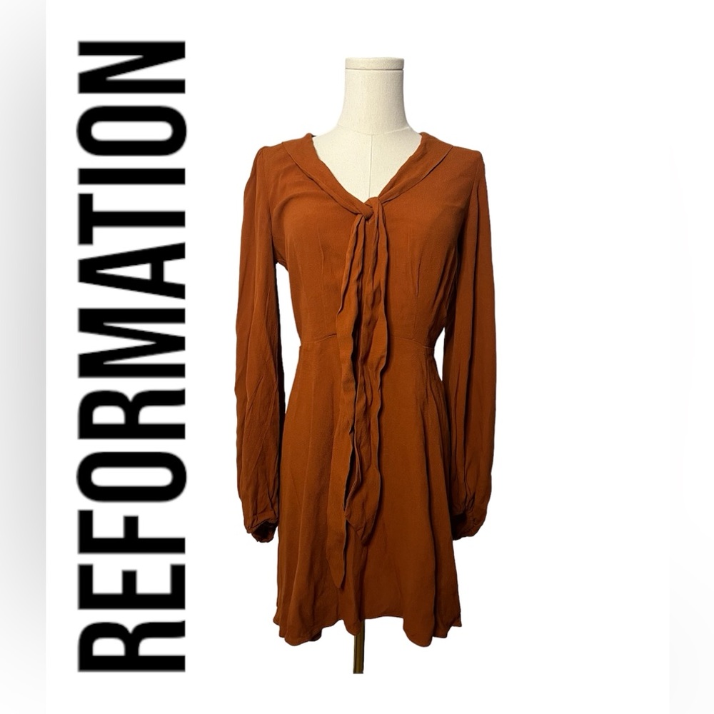 Reformation V Neck Dress